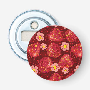 Strawberry Pattern 2 2 Bottle Opener