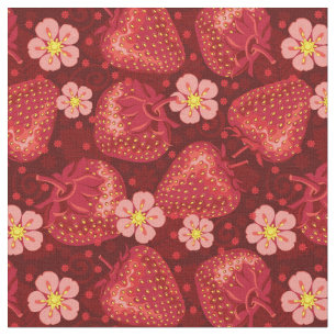 Strawberry Pattern 2 2 Fabric
