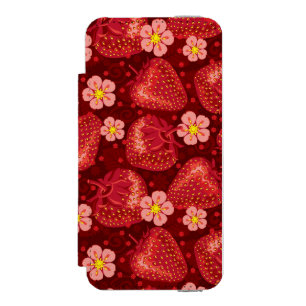 Strawberry Pattern 2 2 Incipio Watson™ iPhone 5 Wallet Case