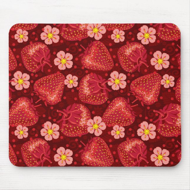 Strawberry Pattern 2 2 Mouse Pad (Front)
