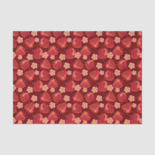 Strawberry Pattern 2 2 Tissue Paper