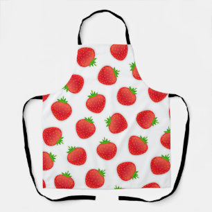 Strawberry pattern apron