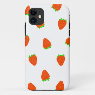 strawberry pattern iPhone 11 case