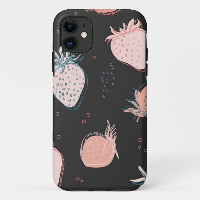 Strawberry pattern Case-Mate iPhone case (Back)