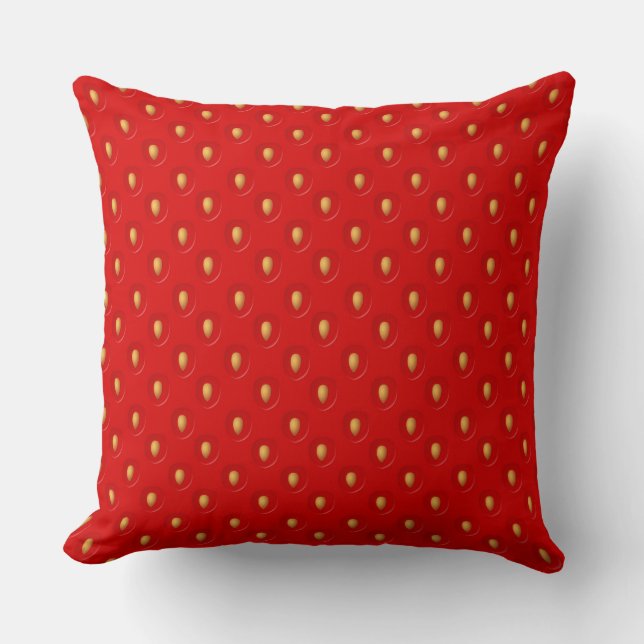 Strawberry Pattern Cushion (Front)