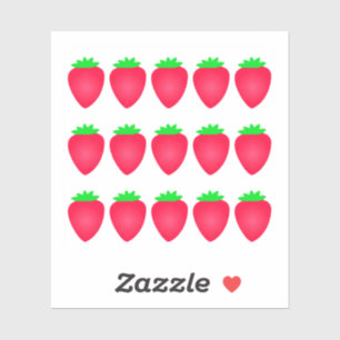 Strawberry Pattern Cute Baby Shower Birthday Party
