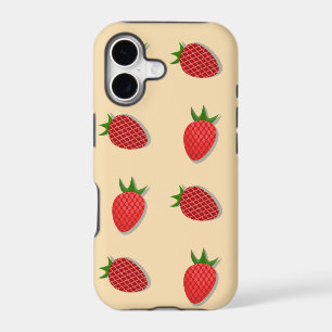 Strawberry pattern for fruit summertime good vibes