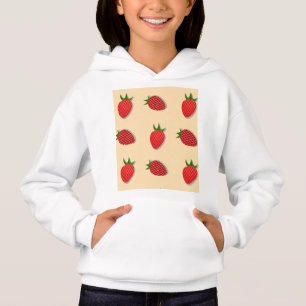 Strawberry pattern for fruit summertime good vibes