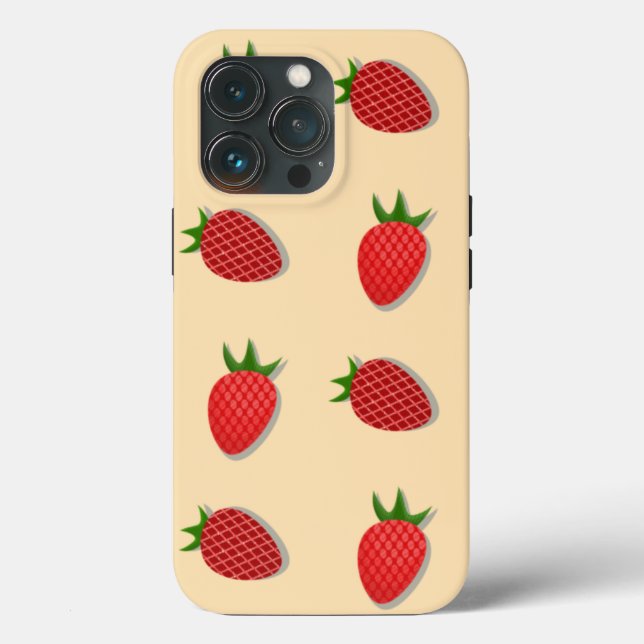 Strawberry pattern for fruit summertime good vibes Case-Mate iPhone case (Back)