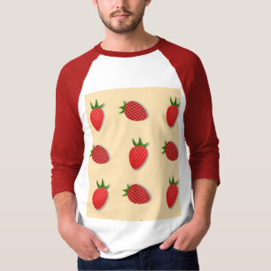 Strawberry pattern for fruit summertime good vibes T-Shirt