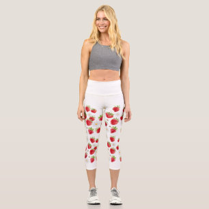Strawberry Pattern, Funky Yoga Pants