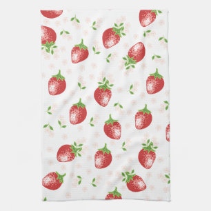 Strawberry Pattern Kitchen Towels