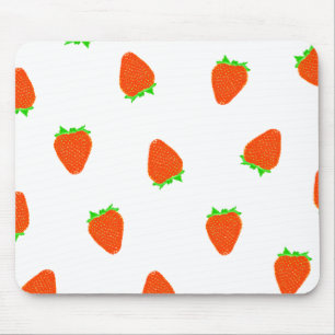 strawberry pattern mouse pad
