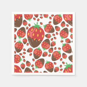 Strawberry pattern napkin