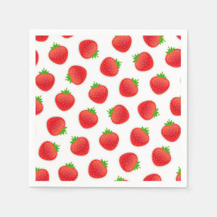 Strawberry pattern napkin