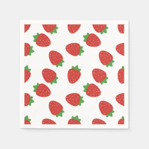 Strawberry pattern napkin