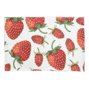 Strawberry pattern pillowcase