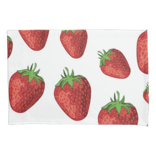 Strawberry pattern pillowcase