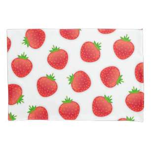 Strawberry pattern pillowcase