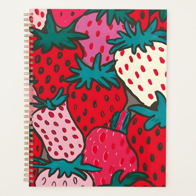 Strawberry Pattern Planner (Front)