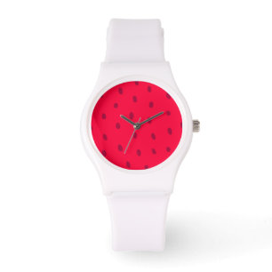 Strawberry pattern watch