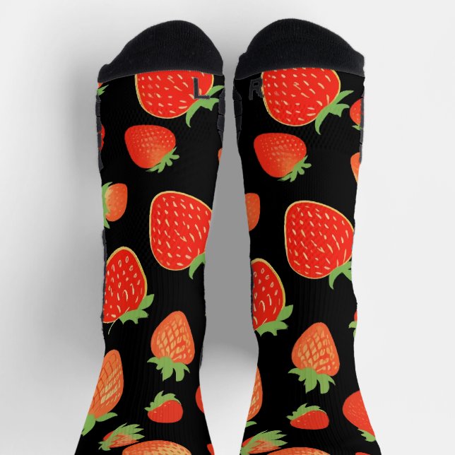 Strawberry patterns socks (Top)