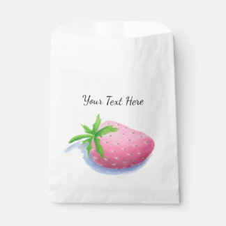 Strawberry Personalised  Favour Bag