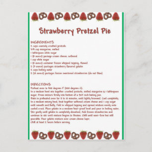 Strawberry Pie Postcard