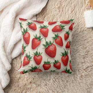 Strawberry pillow cushion