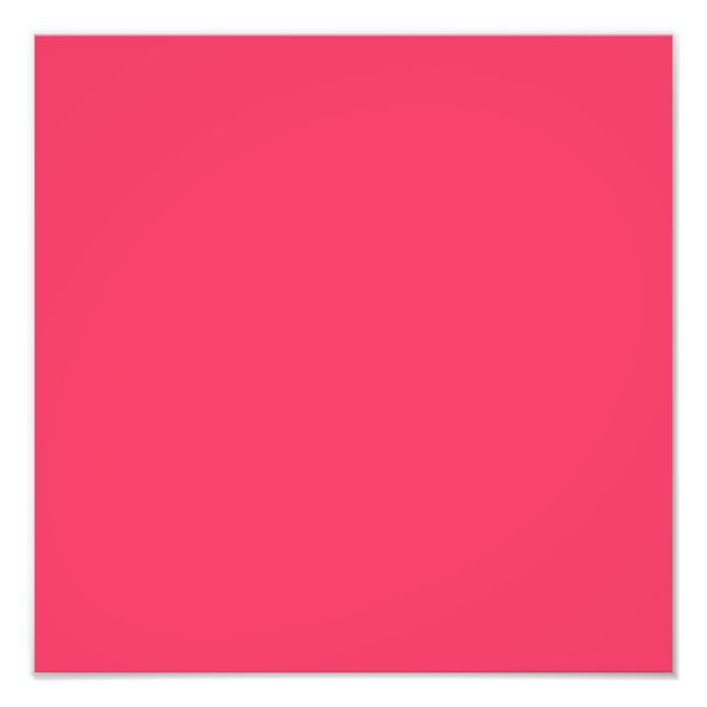 Strawberry Pink Background Photo Print (Front)