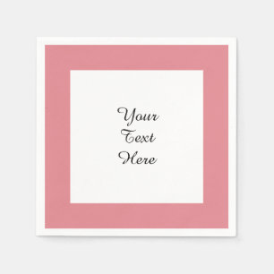 Strawberry Pink High End Solid Colour Napkin