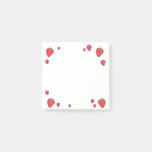 Strawberry Post-It  Notes (Front)