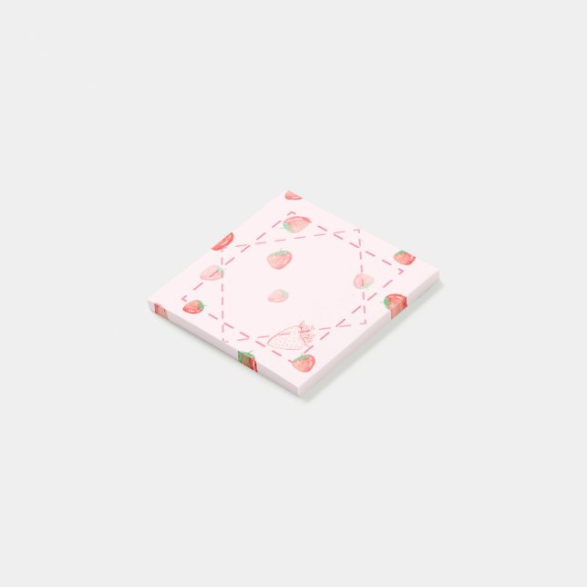 Strawberry Post-It Notes (Angled)
