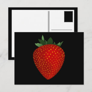 strawberry postcard