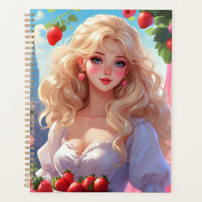 Strawberry princess  planner (Front)