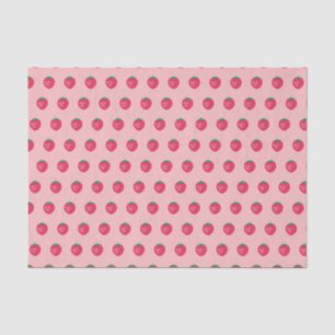 Strawberry Print Tissue Paper