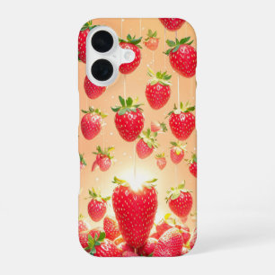 Strawberry Rain Phone Case