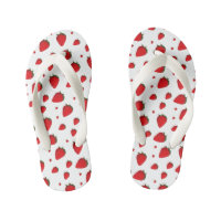 Strawberry Red White Fruit Food Pattern