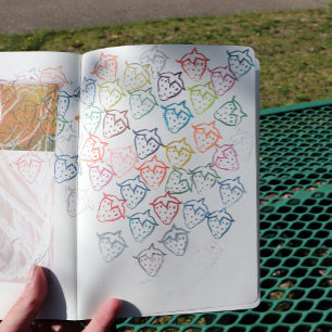 Strawberry Rubber Stamp