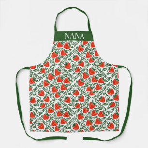 Strawberry Rustic Farmhouse French Country Apron