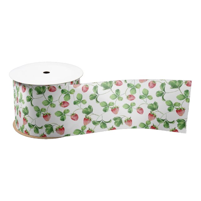 Strawberry Satin Ribbon (Spool)