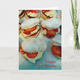 Strawberry Scones/Cakes Card