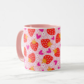Strawberry Seamless Pattern Mug