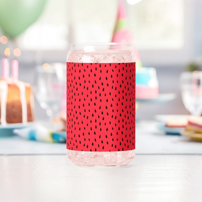 Strawberry Seeds Can Glass (Insitu (Birthday))