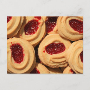 Strawberry Shortbread Cookies Postcard