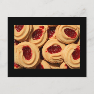 Strawberry Shortbread Cookies Postcard