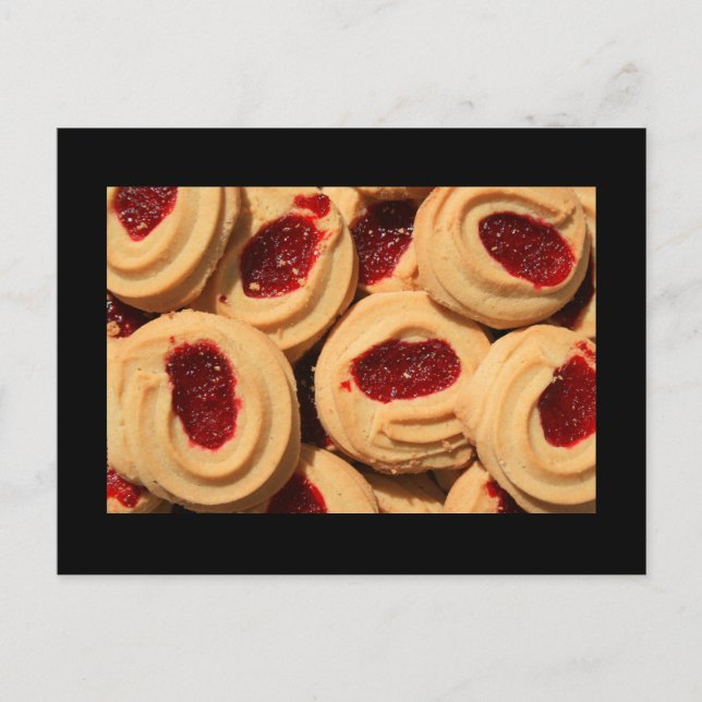 Strawberry Shortbread Cookies Postcard (Front)