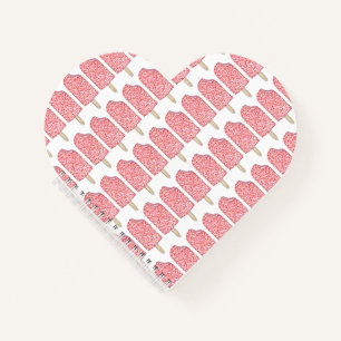 Strawberry Shortcake Eclair Ice Cream Pop Popsicle Notebook
