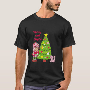 Strawberry Shortcake Merry And Bright Christmas Tr T-Shirt
