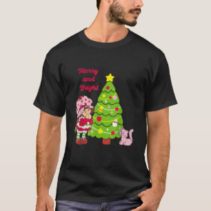 Strawberry Shortcake Merry And Bright Christmas Tr T-Shirt
